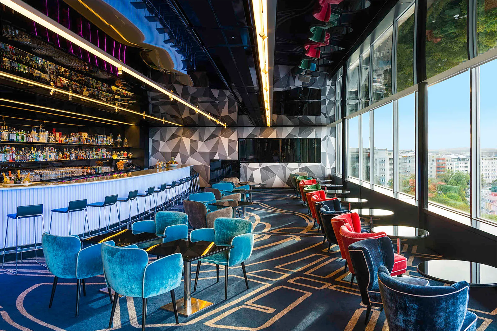 L'Observatoire — bar panoramique 8e étage Sofitel Le Grand Ducal Luxembourg
